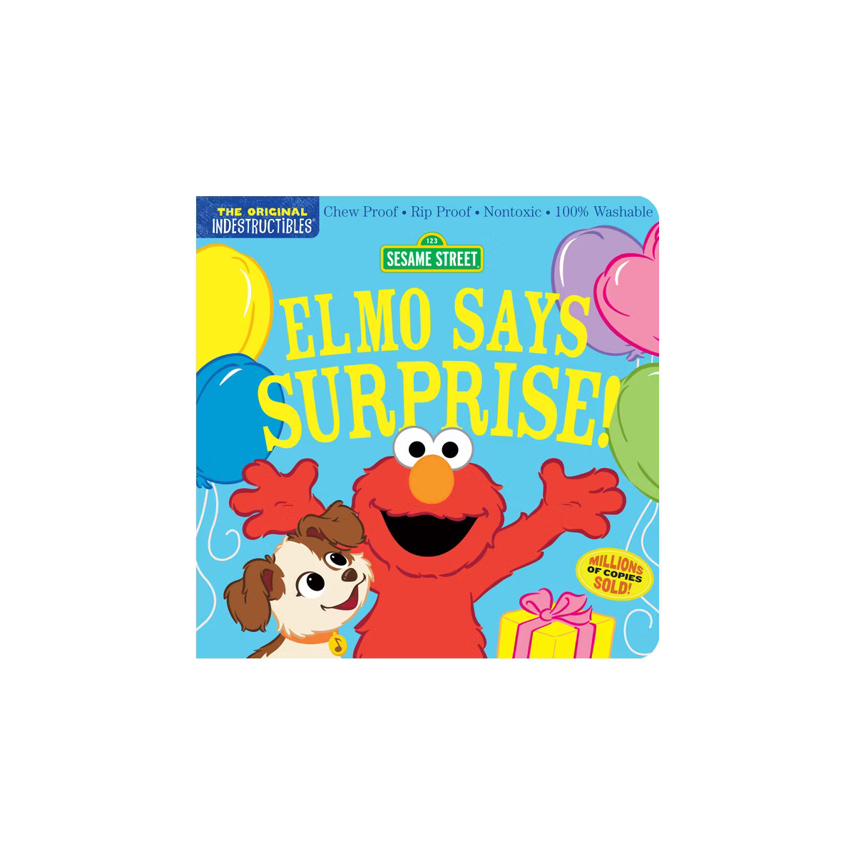 Indestructibles: Sesame Street: Elmo Says Surprise! - (Paperback) | Target