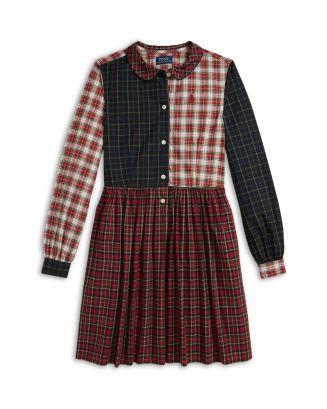 Girls' Plaid Cotton Poplin Shirtdress - Little Kid, Big Kid | Bloomingdale's (US)