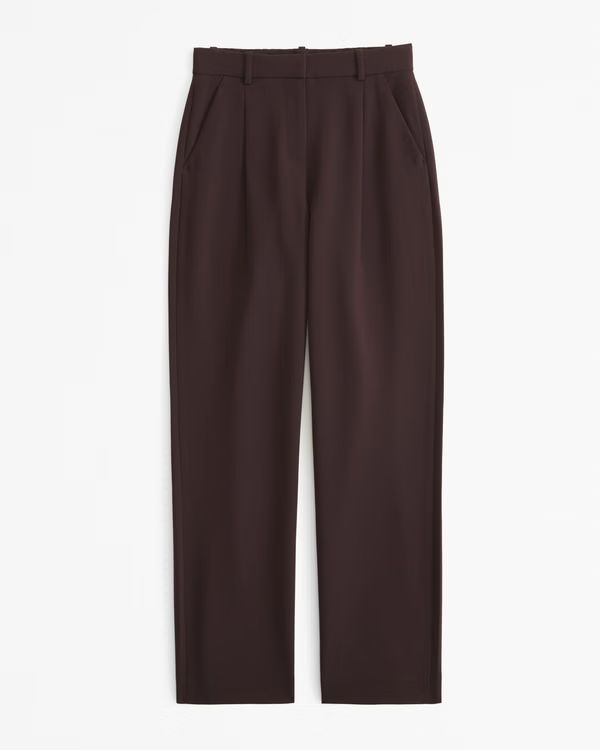 Women's A&F Quinn Tailored Pant | Women's Bottoms | Abercrombie.com | Abercrombie & Fitch (US)