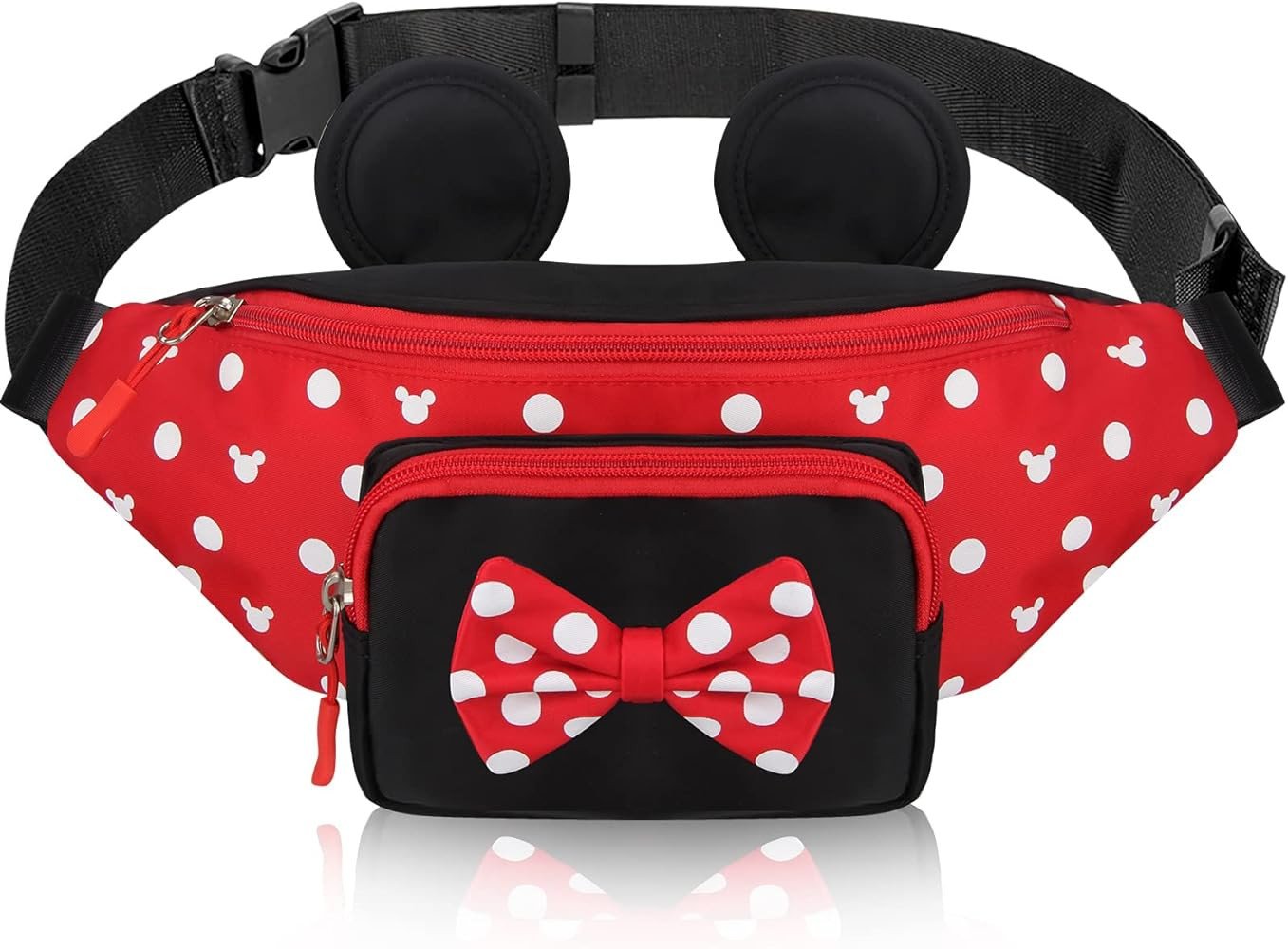 Cute Fanny Pack for Girls Kids Travel Waist Pack Bowknot Polka Dot Mini Mouse Fanny Packs Teen Gi... | Amazon (US)