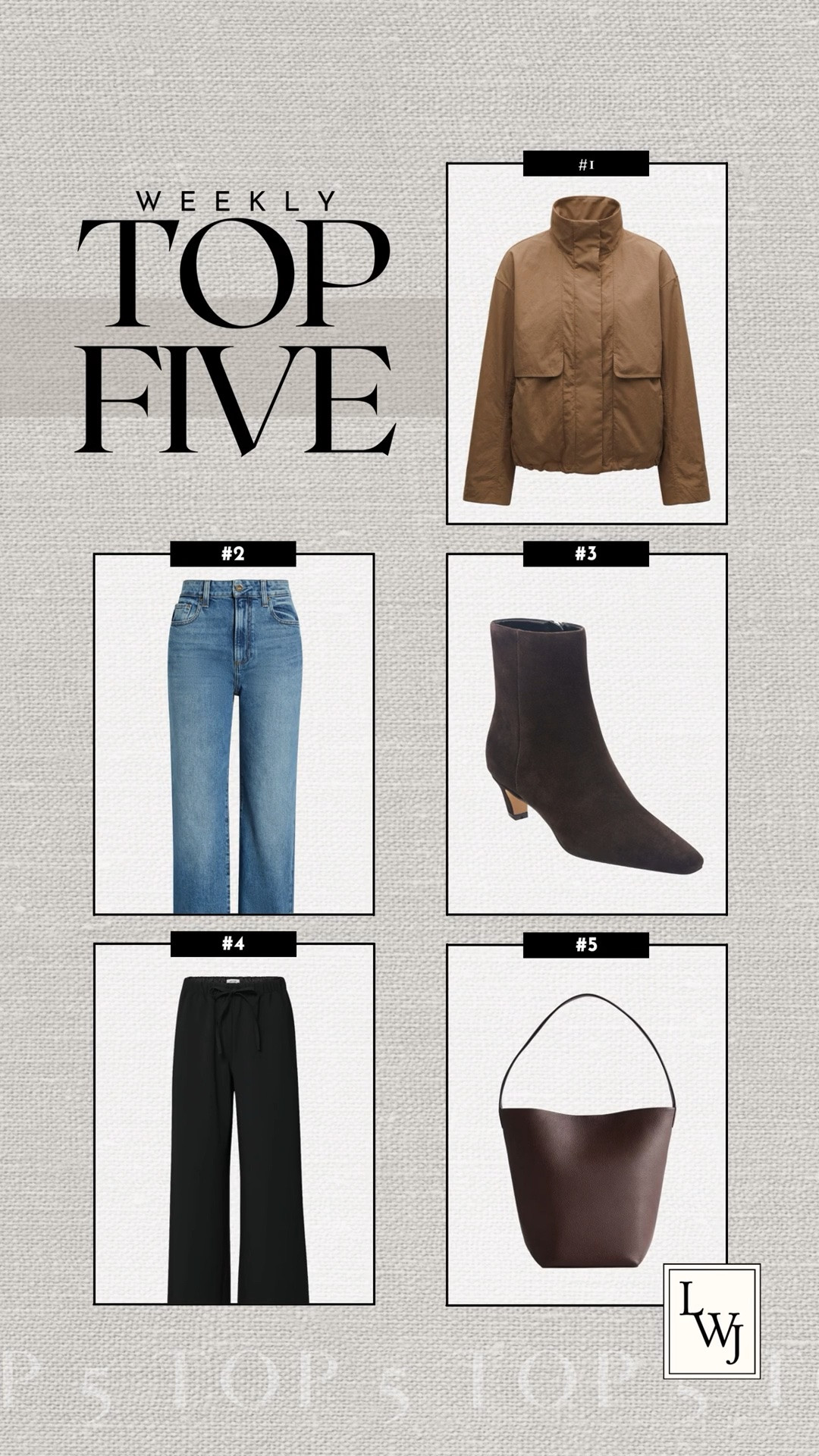 this week's bestsellers: 

1. lululemon always effortless jacket -- everyday jacket & travel-friendly
2. paige stevie ankle jeans -- on sale, gives vintage Levi's feel, but more forgiving bc it has stretch
3. marc fisher danai booties -- a perfect everyday fall bootie with a kitten heel
4. aritzia lodge pants in crepette -- wrinkle-free & washes so well
5. quince bucket tote -- so spacious, fits everything you need as a mom on-the-go

fall style / fall outfits / designer jeans on sale / lululemon / aritzia / fall booties / style over 30

#LTKSeasonal #LTKSaleAlert