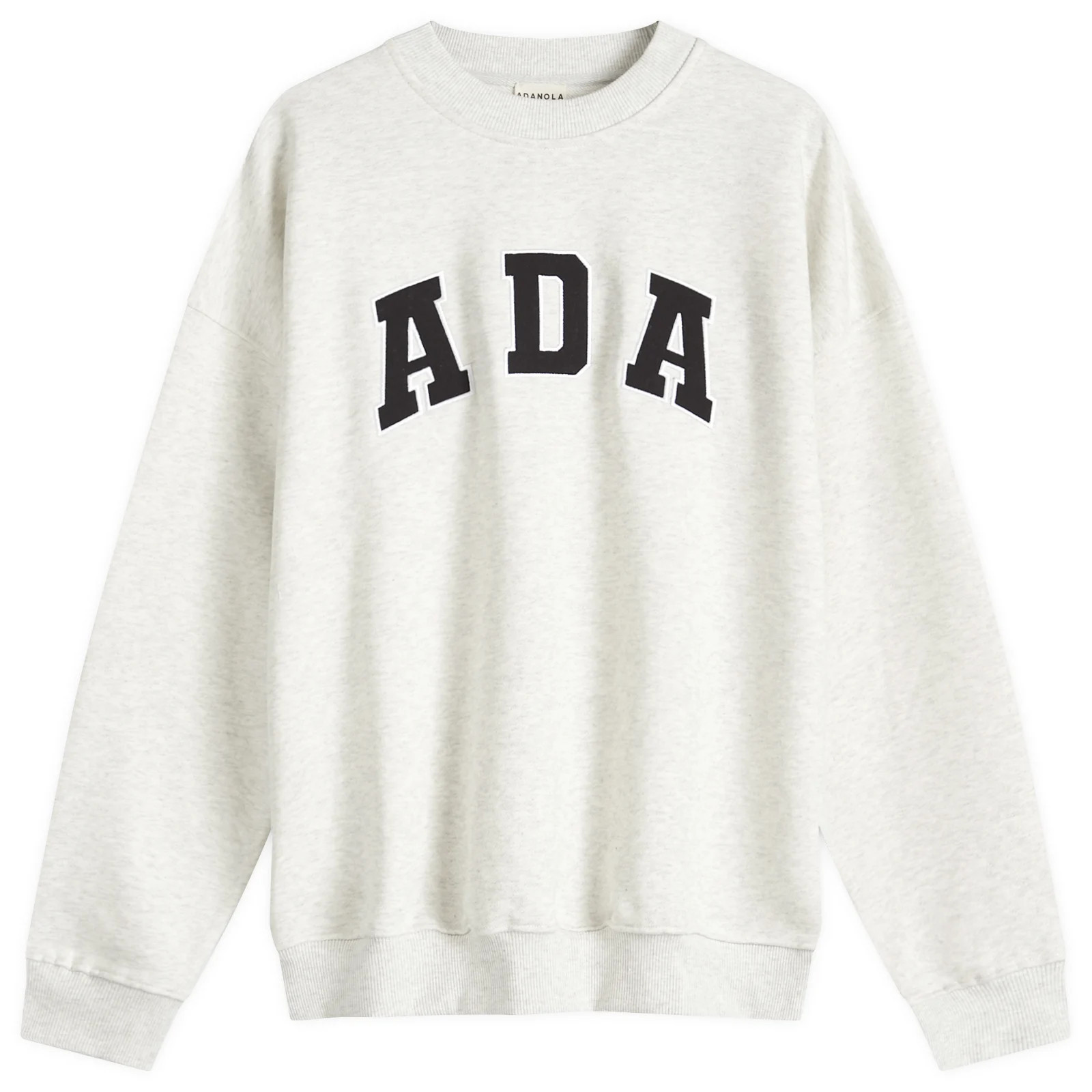Adanola Women's ADA Sweatshirt in Light Grey Melange, Size Large | END. Clothing