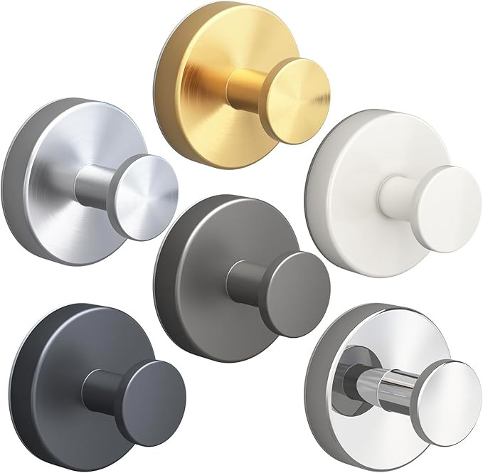 Genfest 2026 Suction Cup Hooks for Hanging, Shower, No-Drill Removable Heavy Duty Suction Cup Hoo... | Amazon (US)
