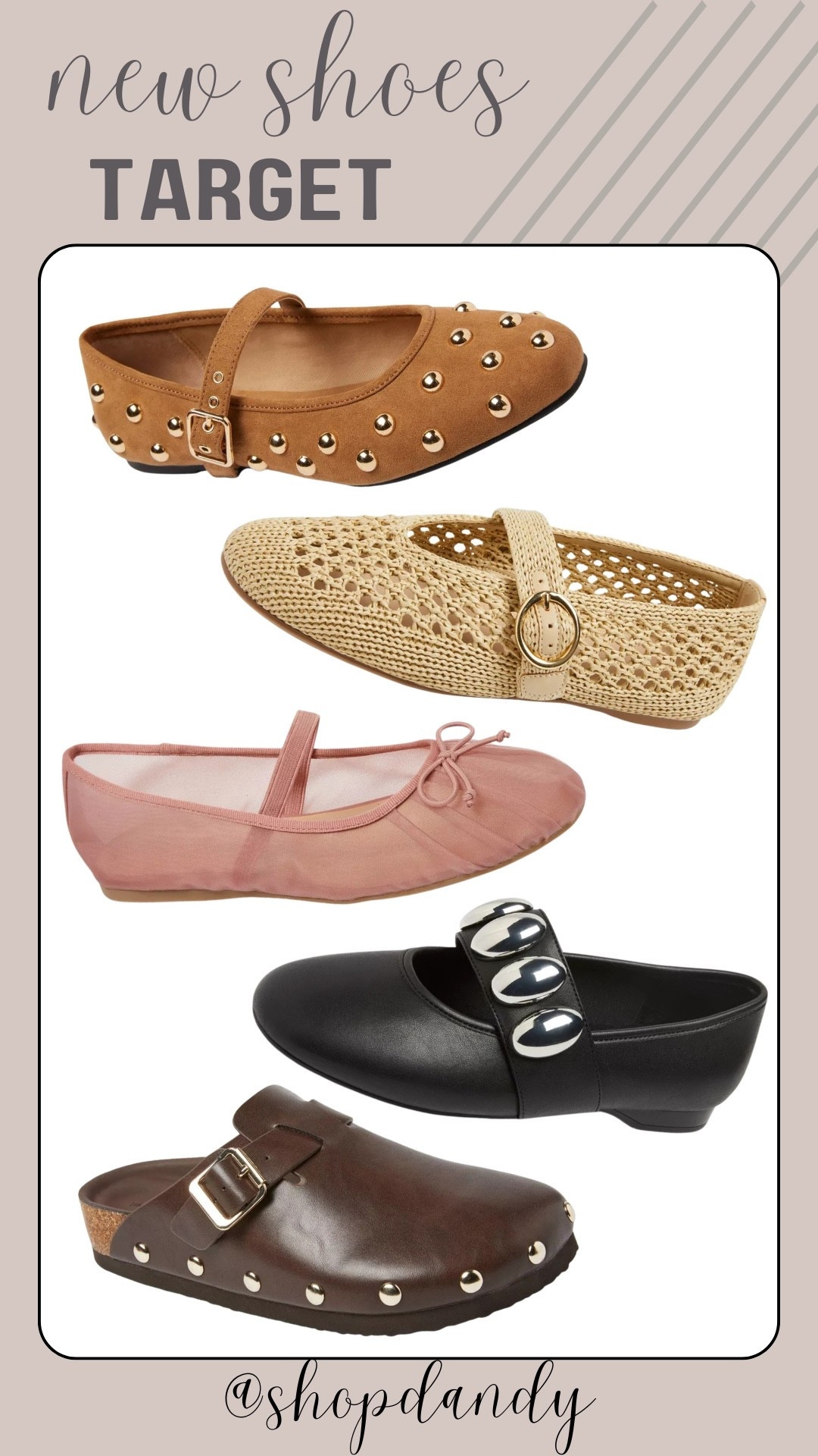 New shoes at Target! Love these cute flats for the season transition. Perfect for teachers to pair with a cute maxi. 

Shop dandy, target, shoes, teacher outfit, back to school, ballet flats

#LTKShoeCrush #LTKStyleTip #LTKFindsUnder100