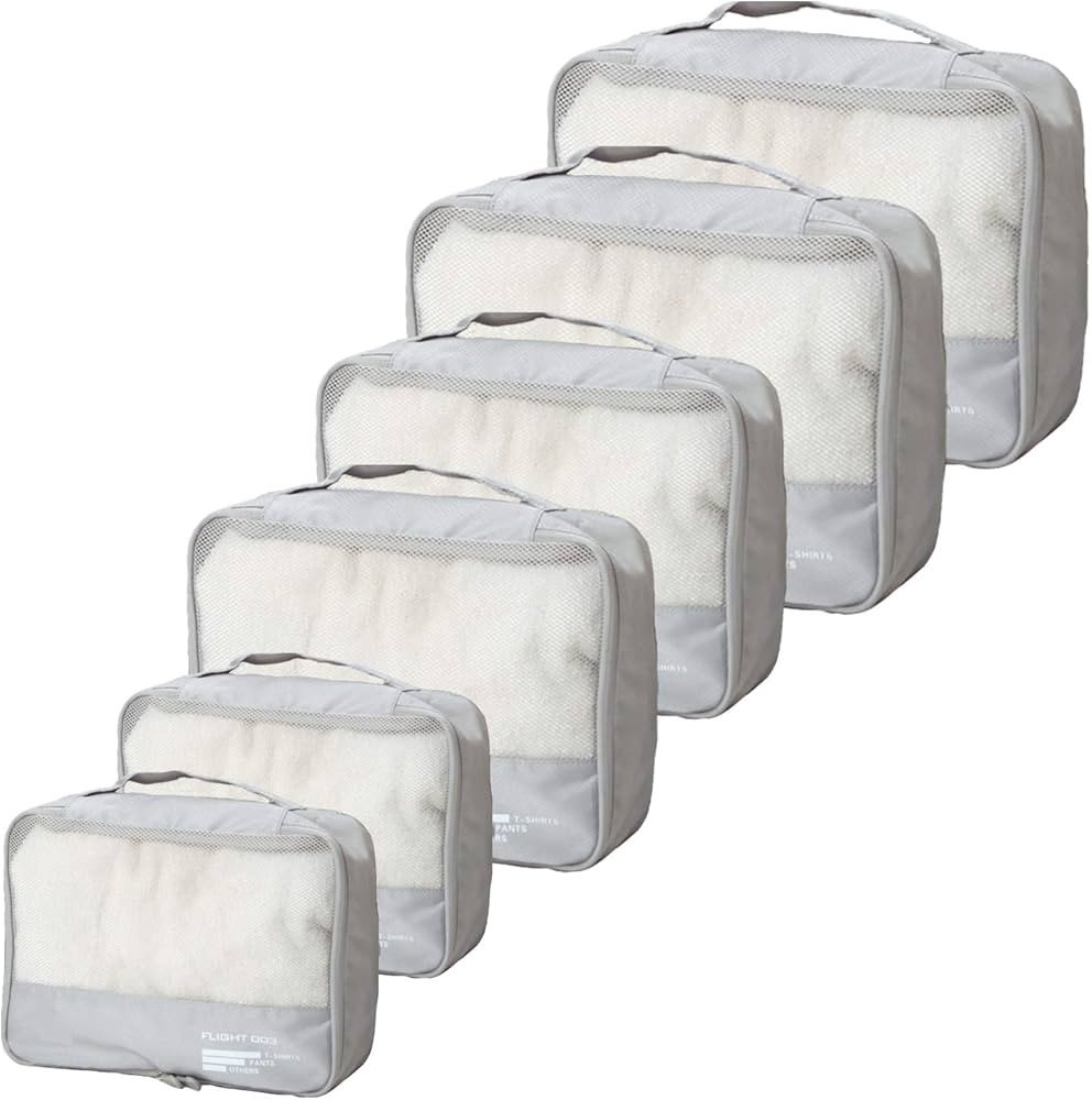 Packing Cubes Set Travel Luggage Organizers Suitcase Lightweight Accessories | Amazon (US)