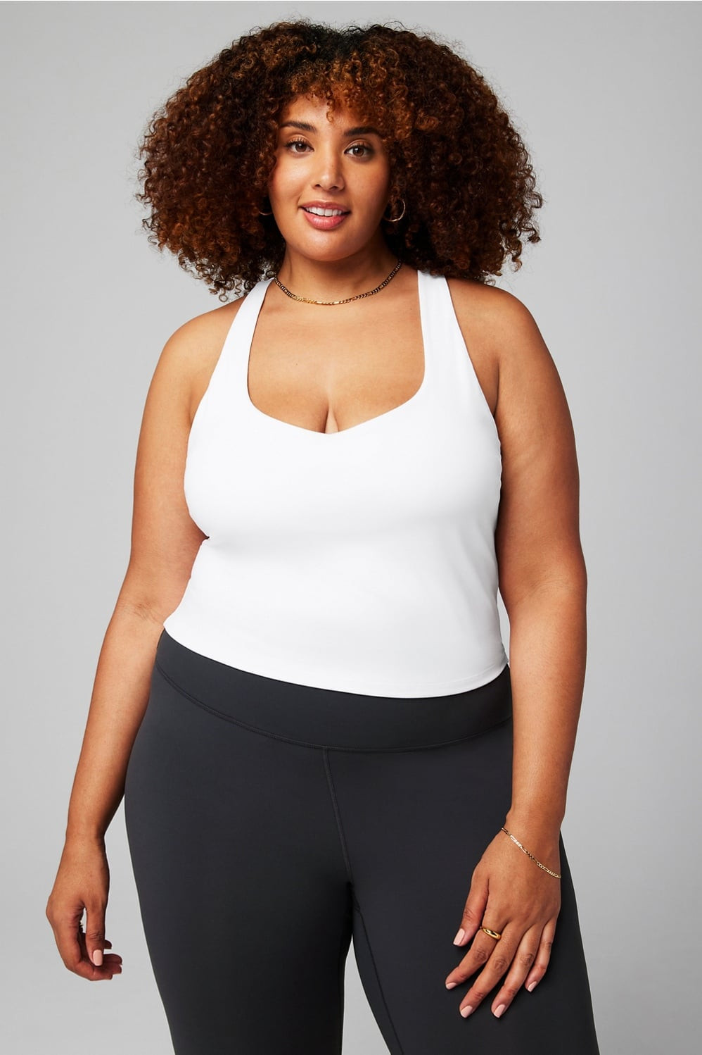 Anywhere Cropped Built-In Bra Tank | Fabletics