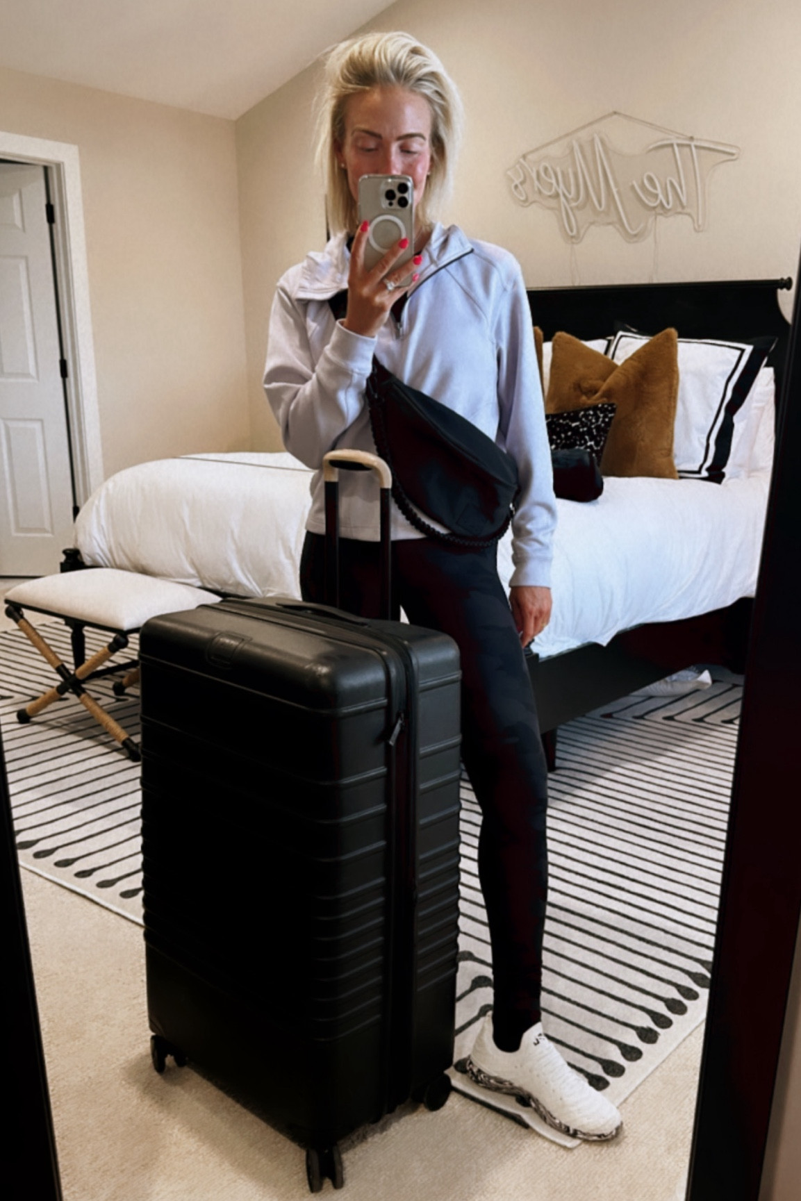 5 things to fall in love with this spring:
1. Travel-leisure ✈️
2. Walmart (not kidding)
3. Beis luggage & bags 🧳
4. APL’s 👟
5. Lululemon (if haven’t already) - more specifically THESE LEGGINGS 😜 🍗

#worktravel #travel #fashion #cormyerstyle 

#LTKfindsunder50 #LTKActive #LTKtravel