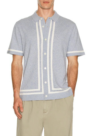 Rails Leo Knitted Shirt in Sky White from Revolve.com | Revolve Clothing (Global)