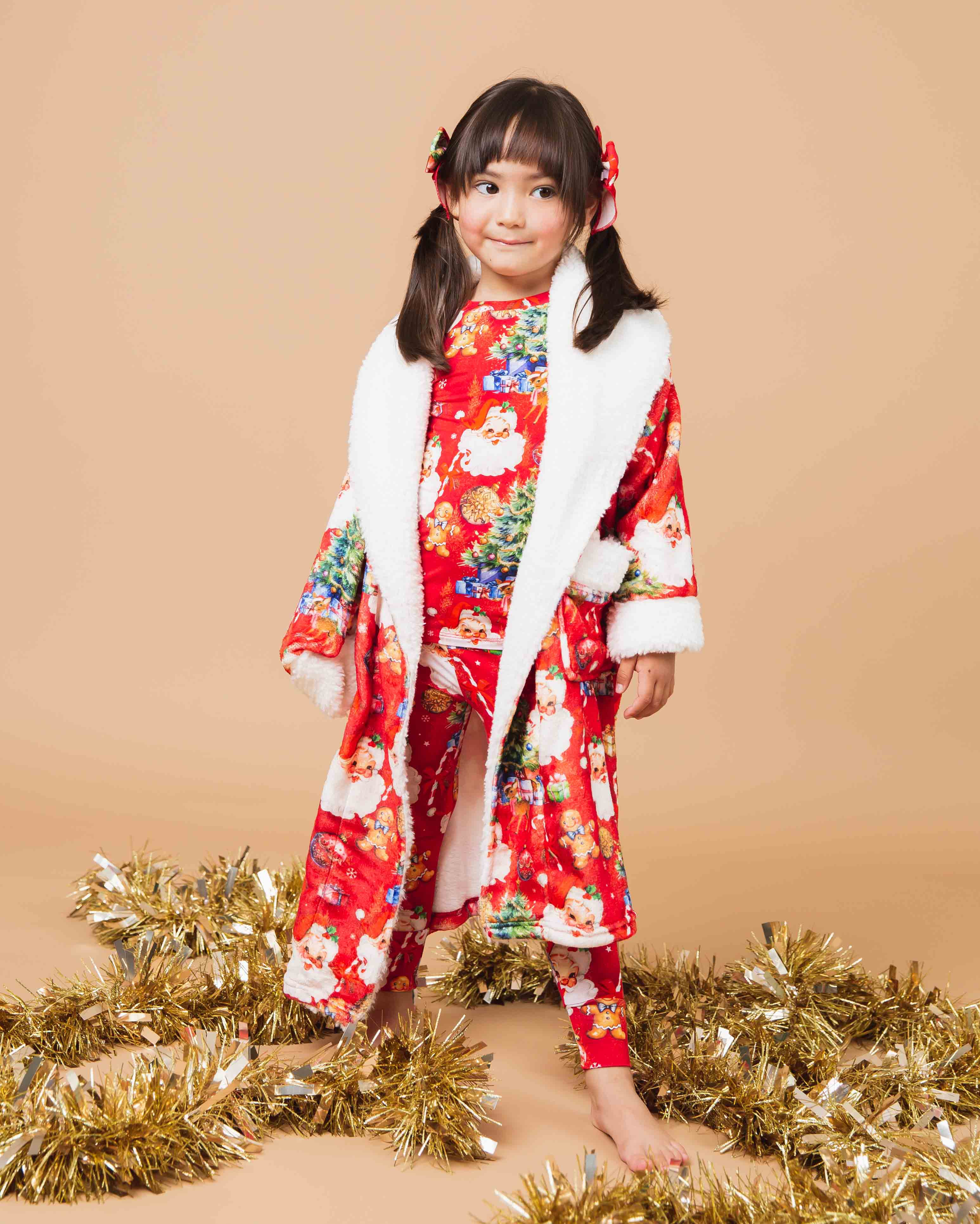 In The Nick Of Time Kids Plush Robe 8/10Y | Bums and Roses