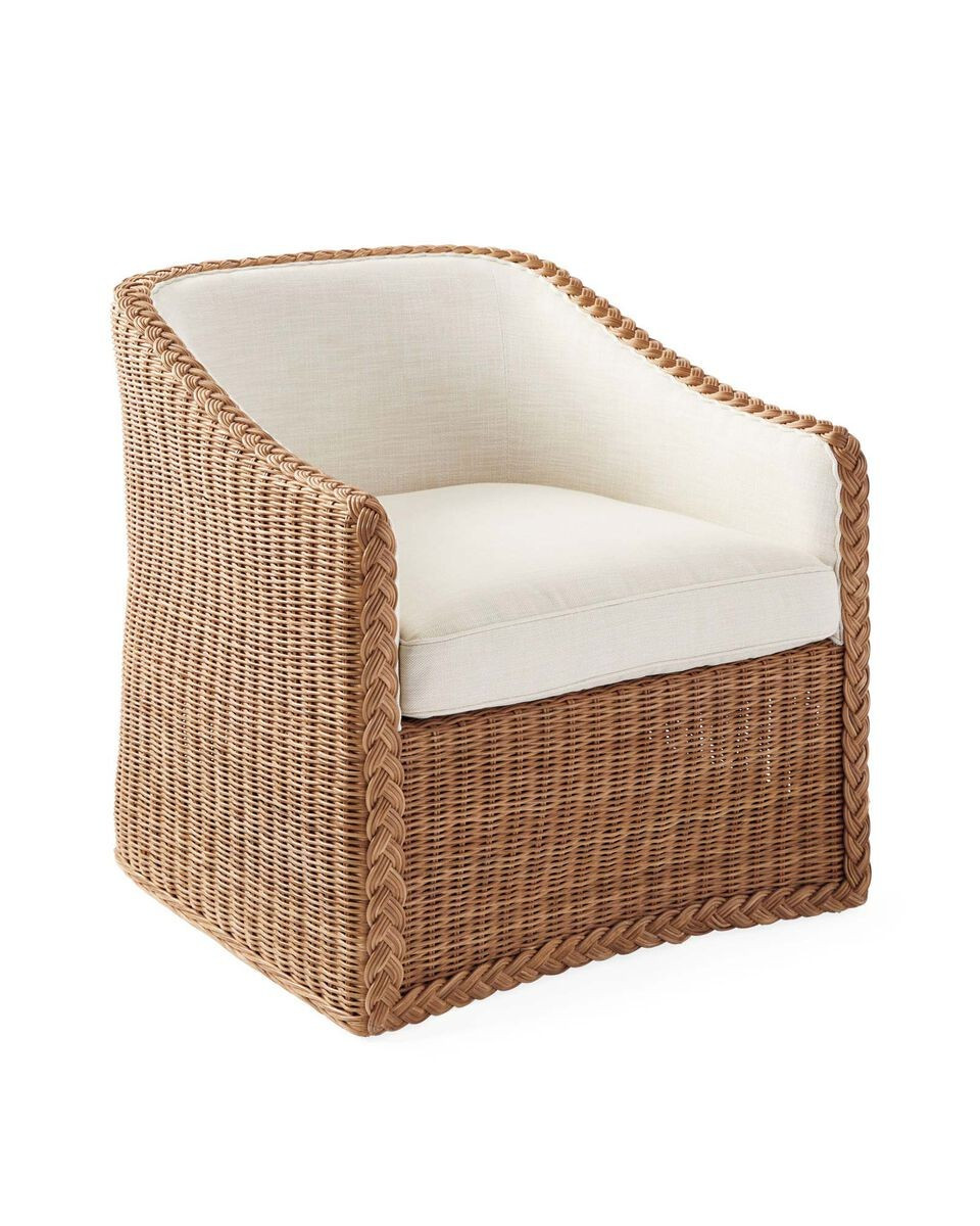 Yarmouth Swivel Chair | Serena and Lily