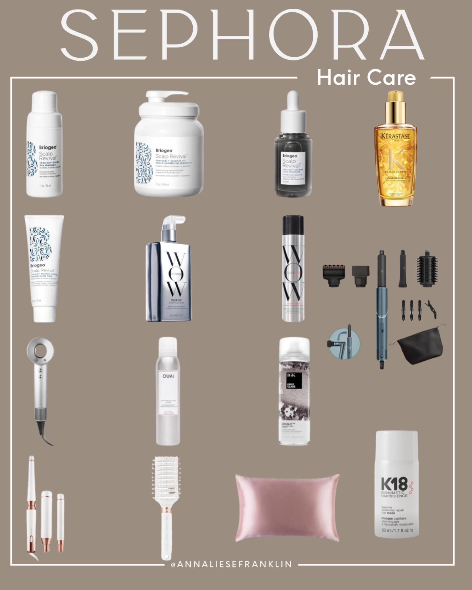 Sephora sale • hair care • scalp treatment • curling wand • blow out tool • hair tools • clean dry shampoo • texture spray • anti-frizz spray • silk pillowcase • detox shampoo • scalp health • shine spray • 

#LTKHolidaySale #LTKGiftGuide #LTKbeauty