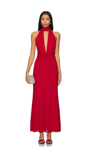 Antoine Maxi Dress in Cherry | Revolve Clothing (Global)