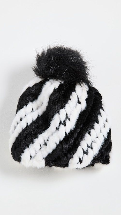 Jocelyn Multi Faux Fur Pineapple Hat | SHOPBOP | Shopbop