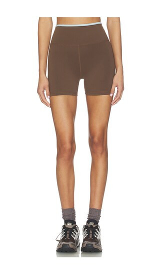 Daily Drills Go! Shortie Shorts in Brown. - size XS | Revolve Clothing (Global)