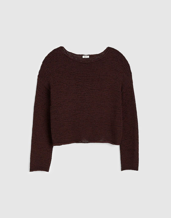 Boatneck Pullover Sweater | Madewell