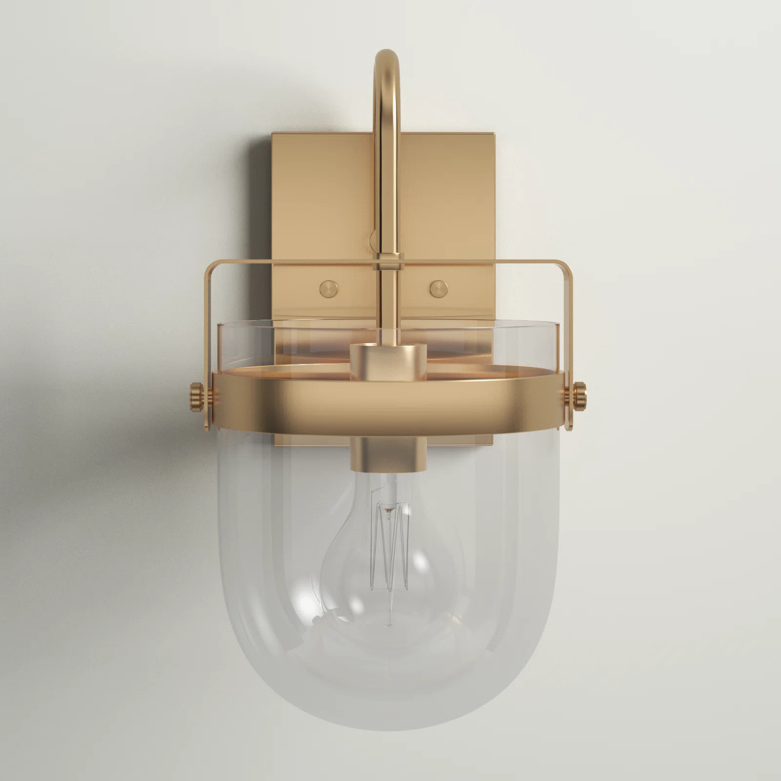 Three Posts™ Lomonaco Aluminum Armed Sconce & Reviews | Wayfair | Wayfair North America