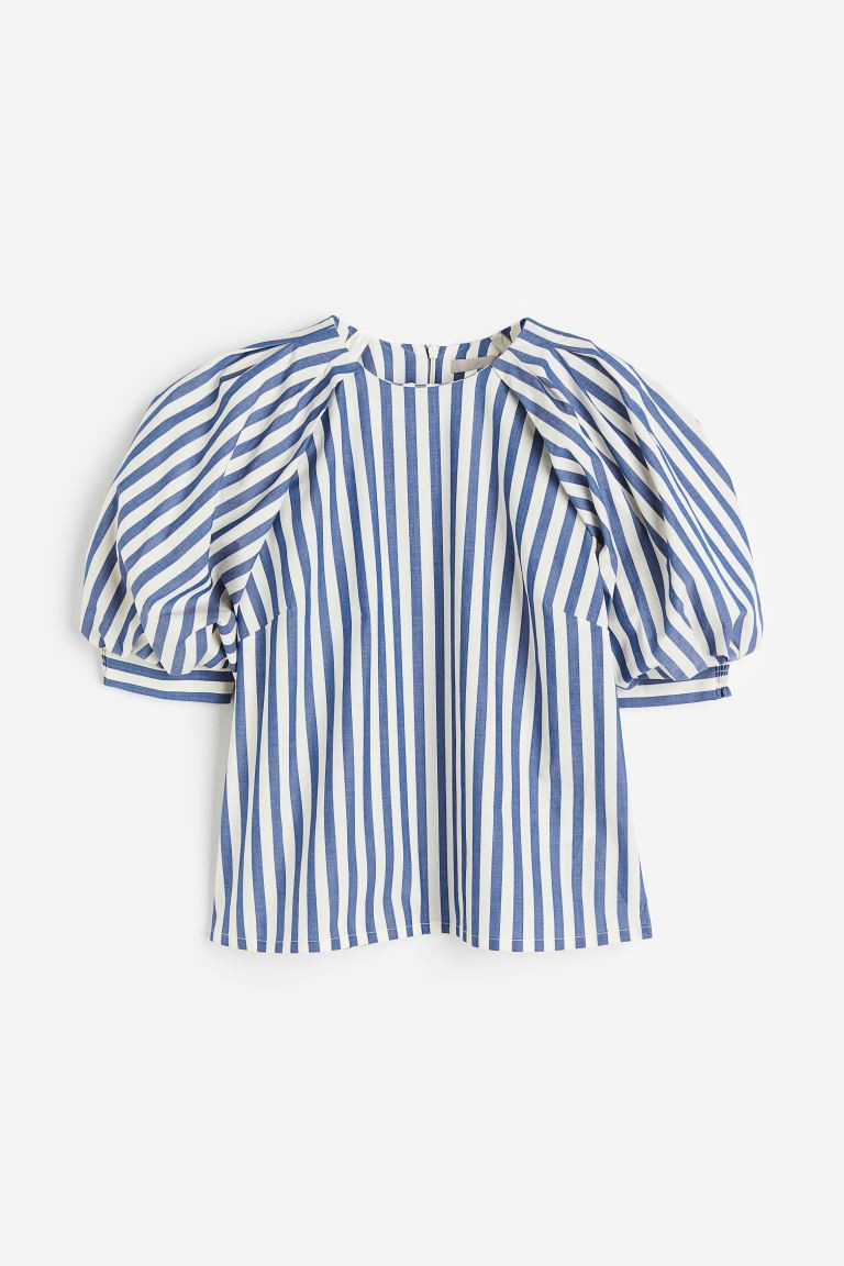 Balloon-sleeved Blouse | H&M (US + CA)