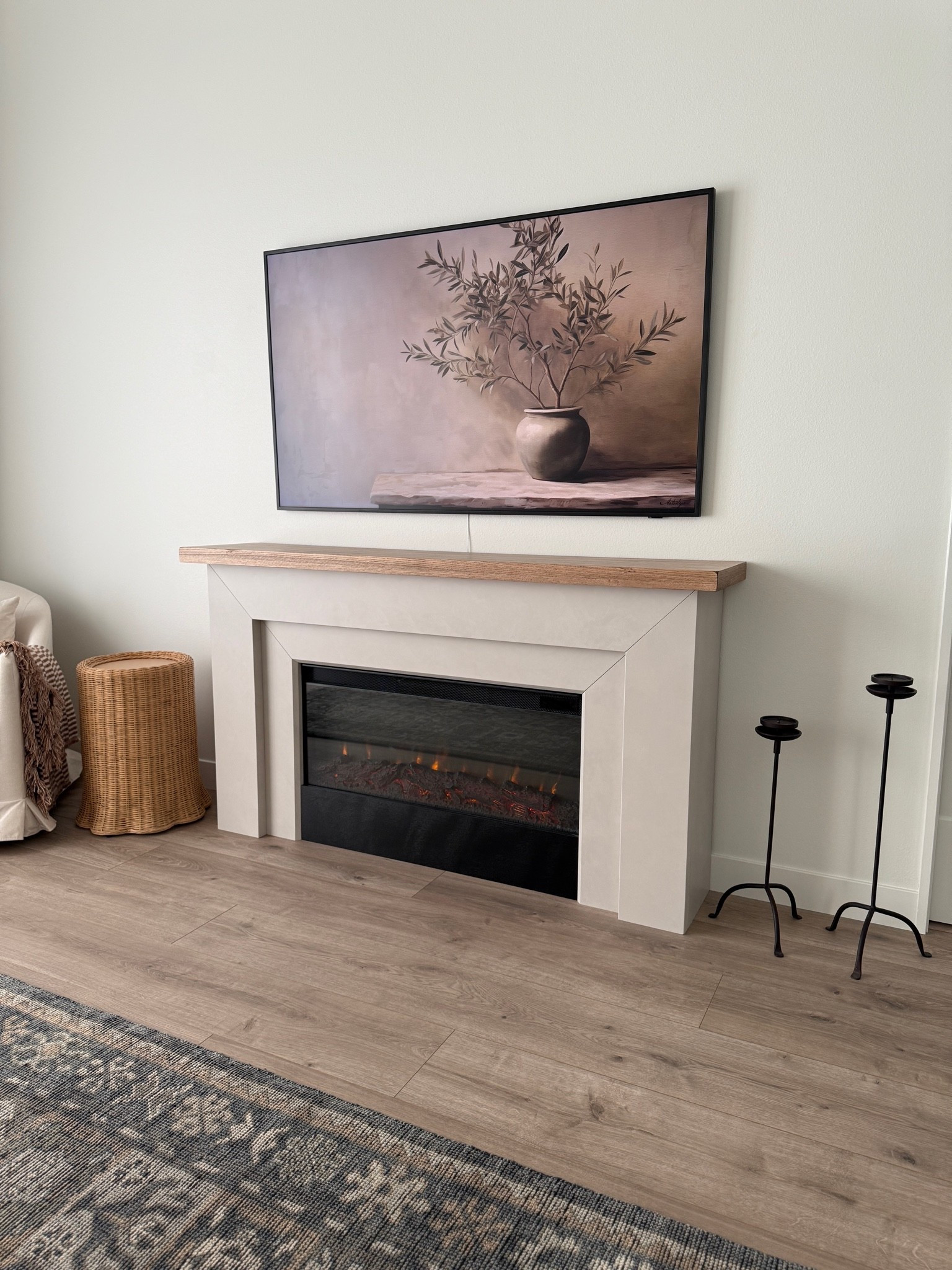 @realflameusa #ad We added this electric fireplace to our bedroom and I love the instant coziness. Multiple settings - the heat can be turned off or on with the flames. Perfect for renters too!

#LTKHome #LTKSaleAlert