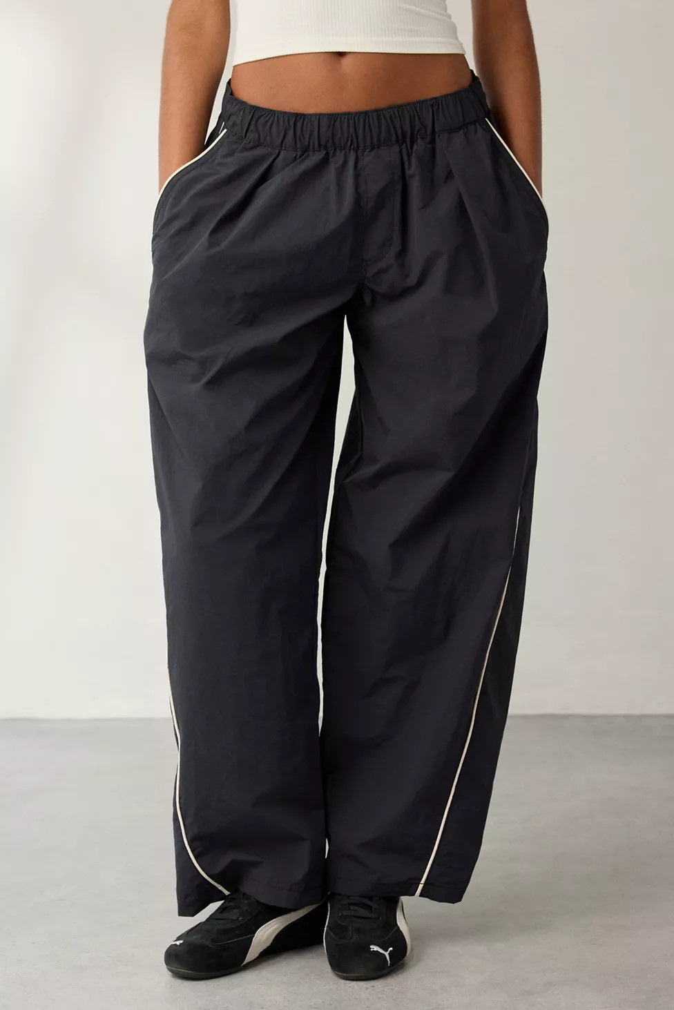 BDG Best Yet Baggy Wide Leg Track Pant | Urban Outfitters (US and RoW)