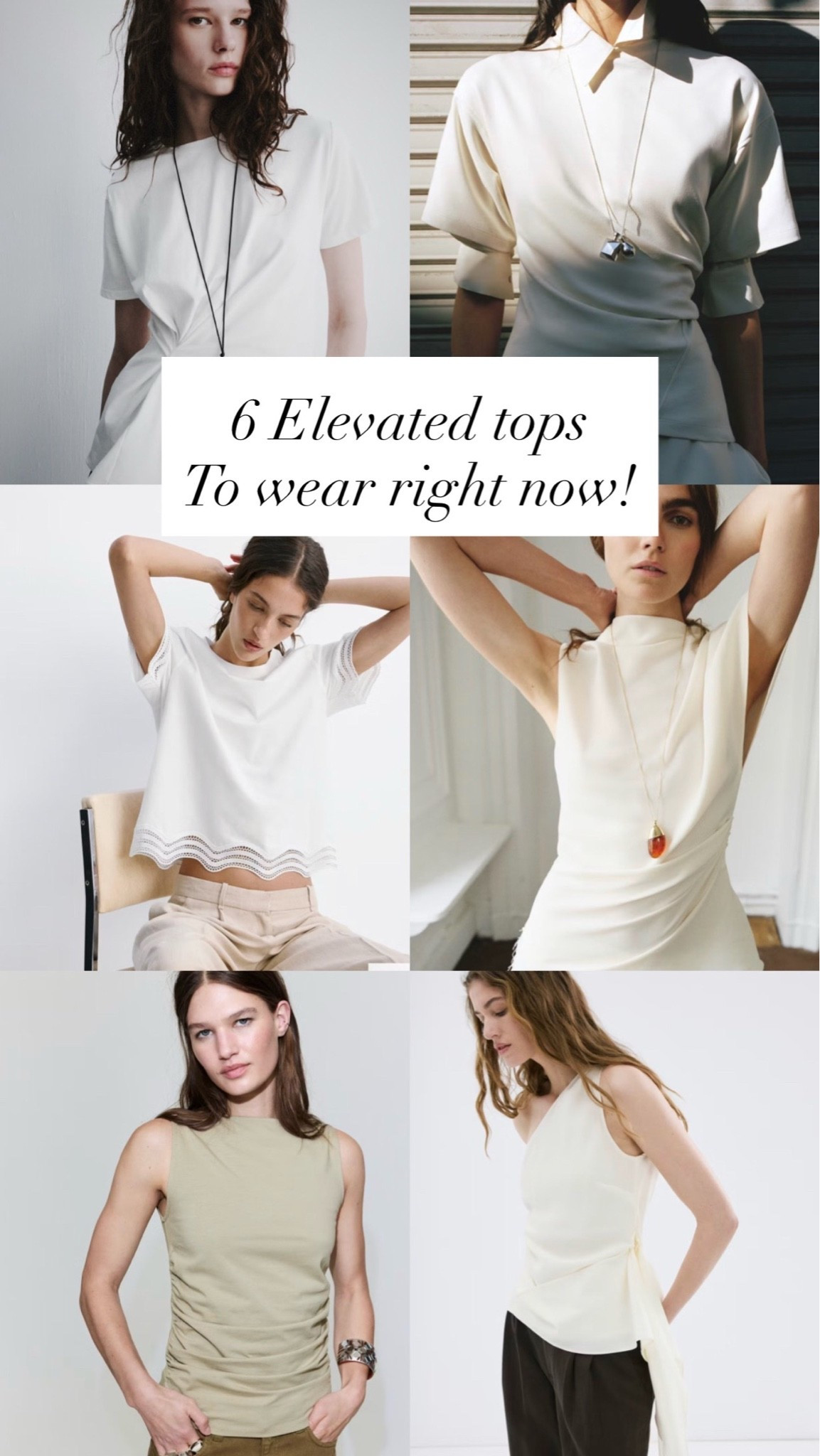 6 elevated tops and tees to wear right now!! One of my goals is to be a little more intentional with the tops I wear and these are amazing options!

#LTKootd #LTKSeasonal #LTKWorkwear