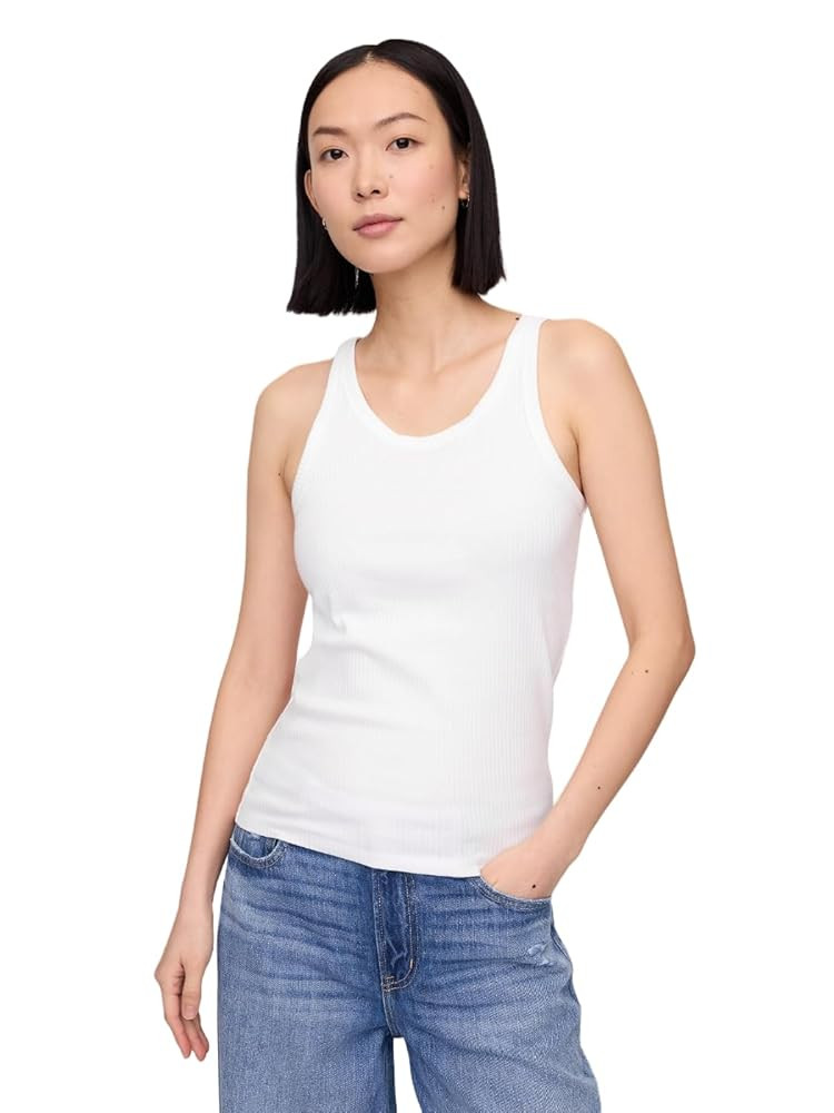 GAP Women's Ribbed High Neck Tank | Amazon (US)