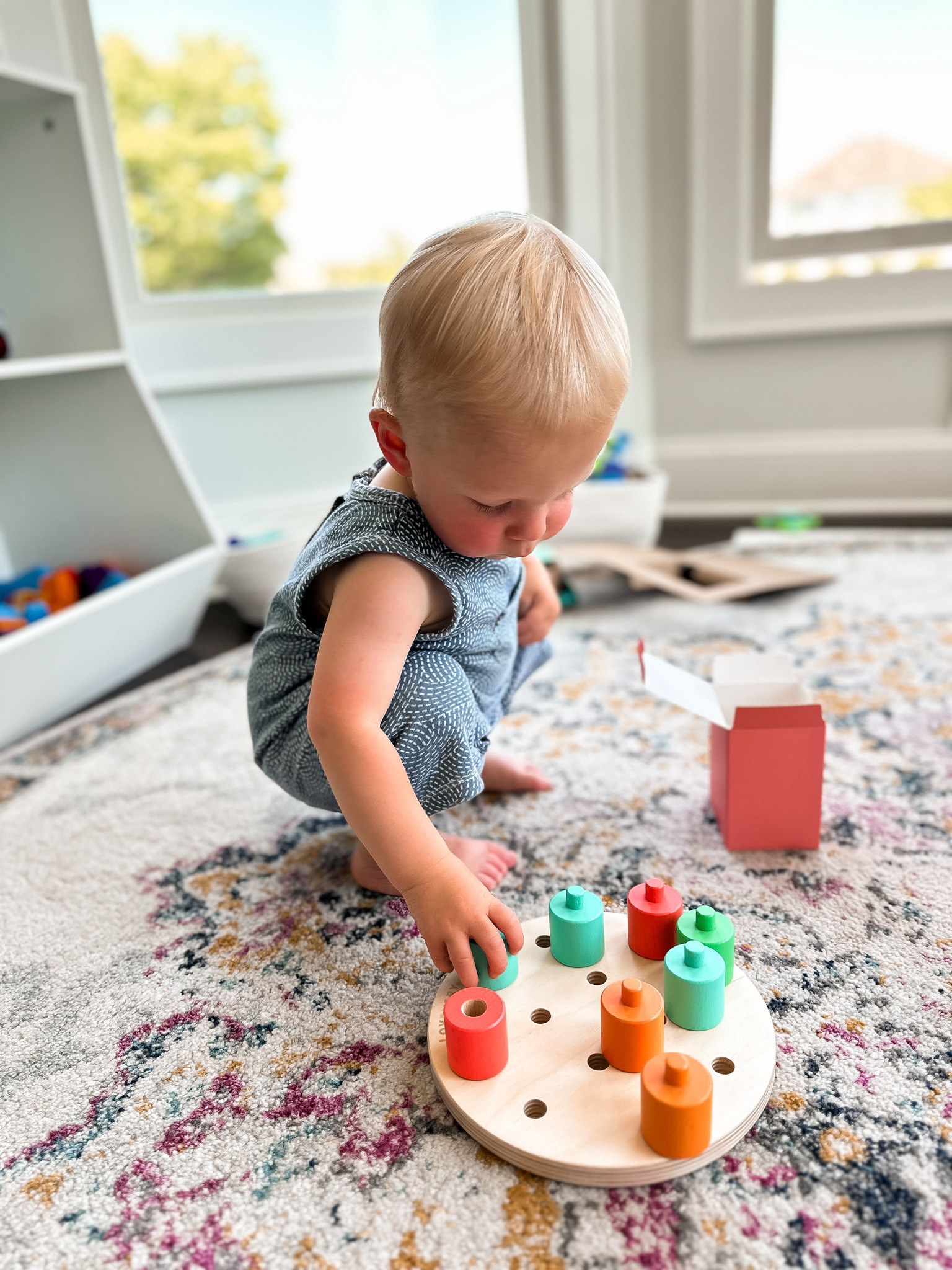 It’s always easier to entertain your kids in the summer, but they always need some time to cool down in the AC. The play kits from @lovevery are the perfect way to keep your kids entertained inside on those sweltering summer days! Reece is playing with the Adventurer kit!
•
•
#lovevery #loveverygift 

#LTKFamily #LTKBaby #LTKKids