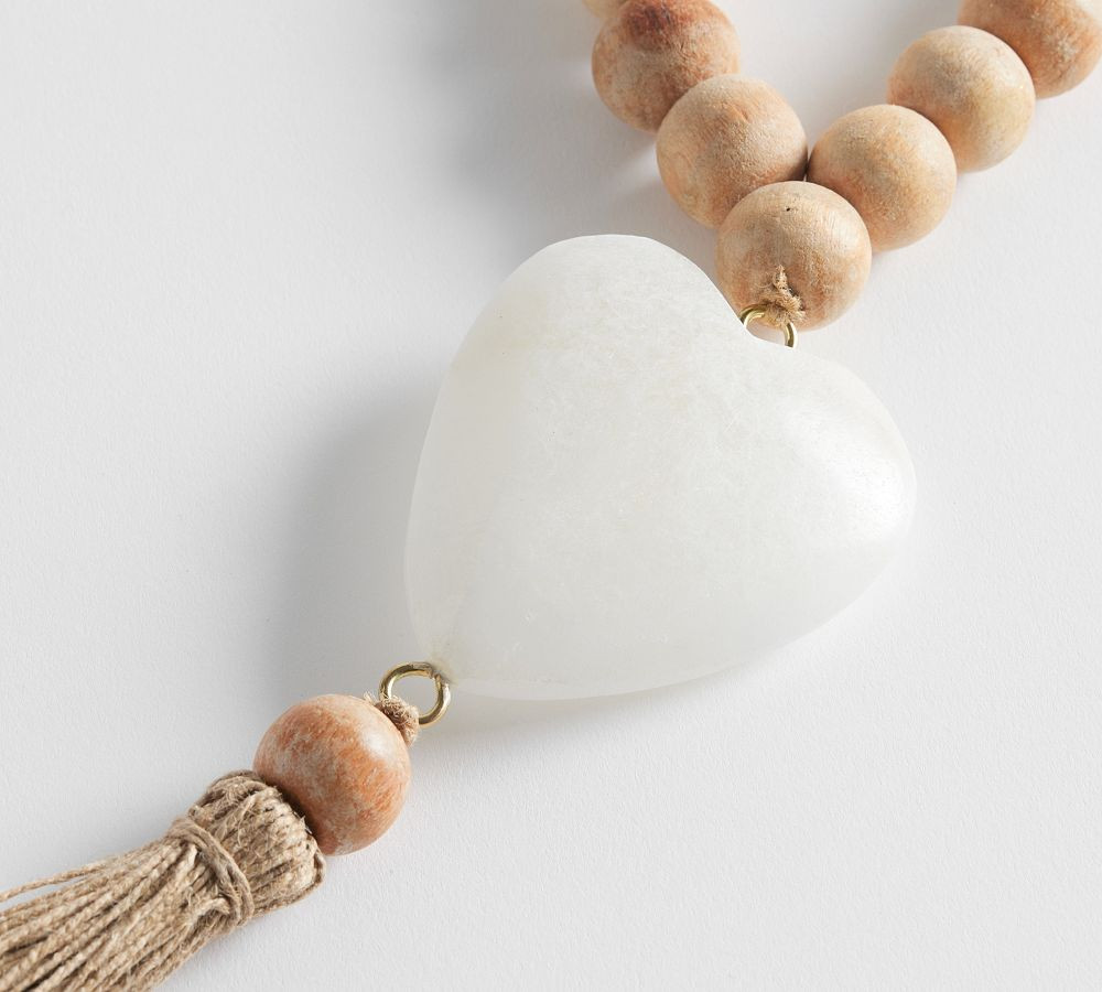 Artisan Handcrafted Beaded Rope with Heart | Pottery Barn (US)