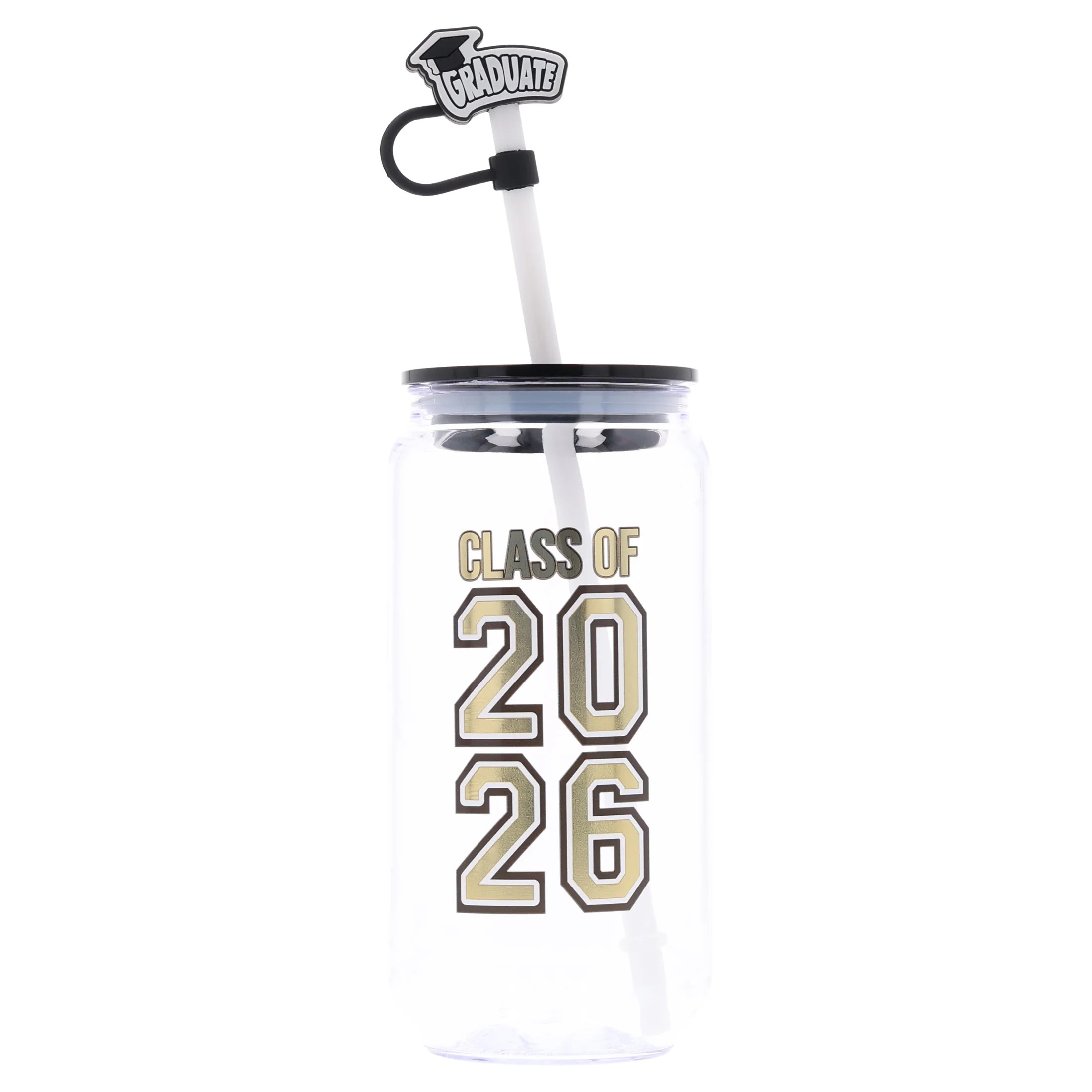 Class of 2026 Tumbler with Topper, Black and Gold, Graduation by Way To Celebrate | Walmart (US)