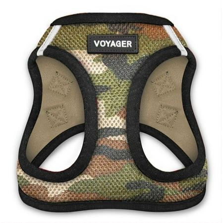 Voyager All Weather Step-in Mesh Harness for Dogs by Best Pet Supplies - Army Base, Large | Walmart (US)