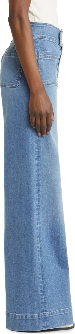 Le Hardy Patch Pocket High Waist Wide Leg JeansFRAME | Nordstrom