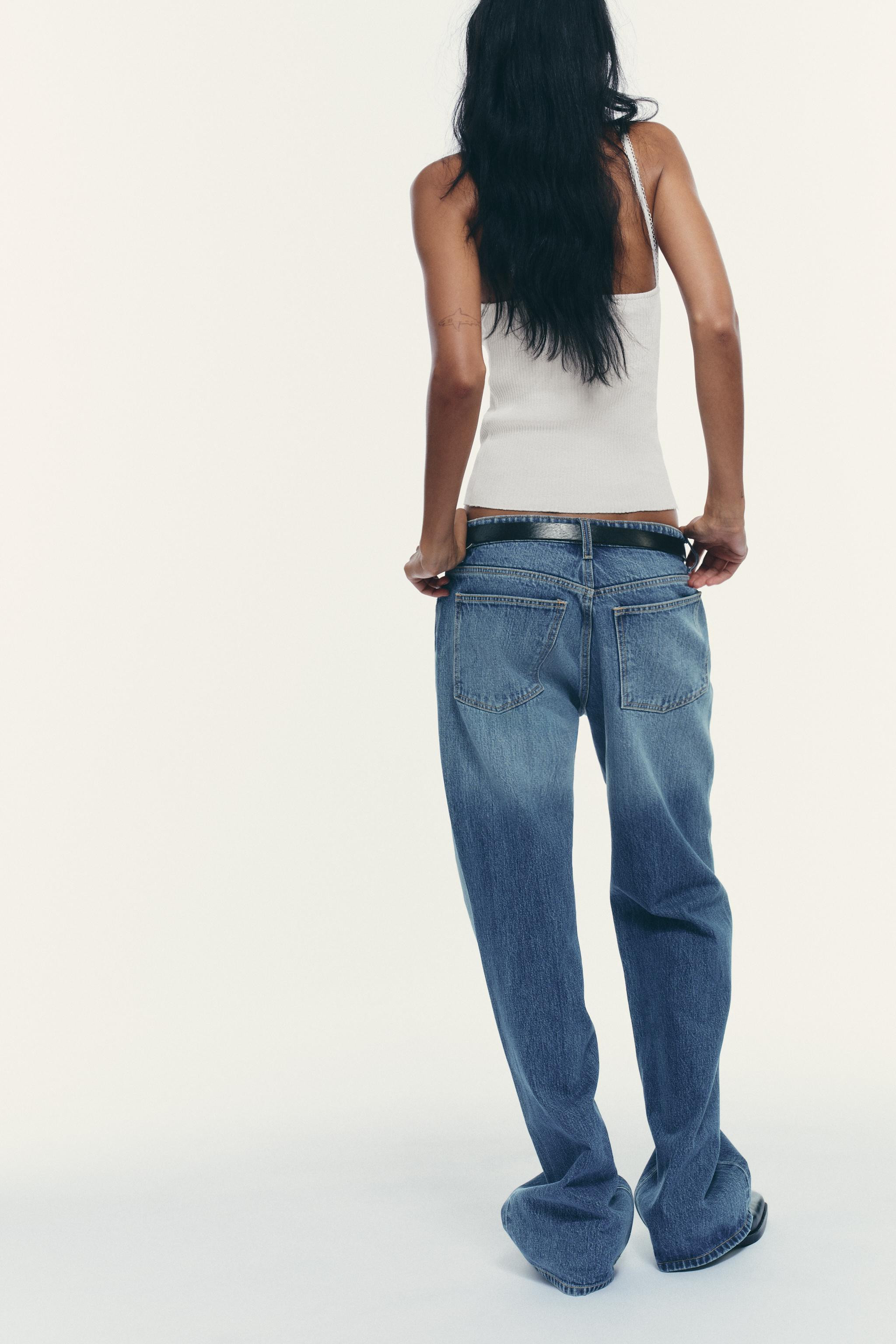 TRF MID-RISE WIDE LEG JEANS | Zara US