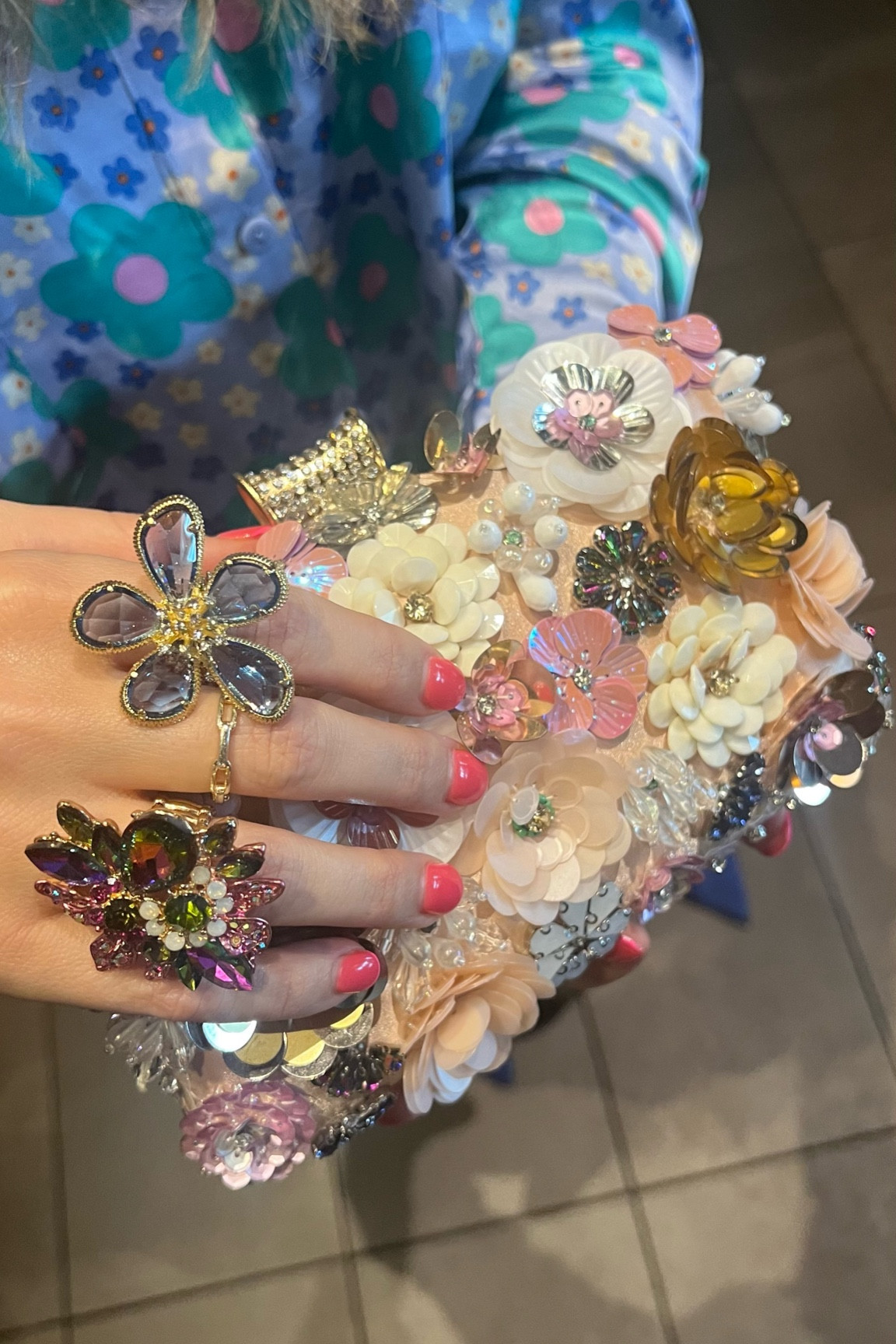 Flower theme clutch and jewelry 🌸

#LTKFindsUnder50