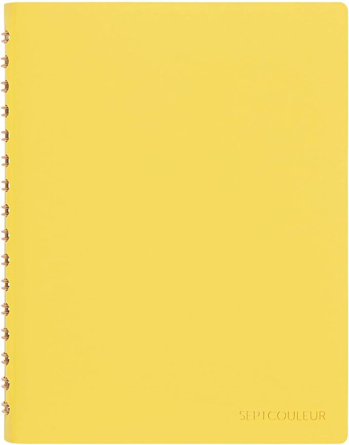 Maruman Septcouleur Lab Notebook, 5.98 x 4.57 Inches (A6), 3mm square grid, 100 sheets, Sunny Yel... | Amazon (US)