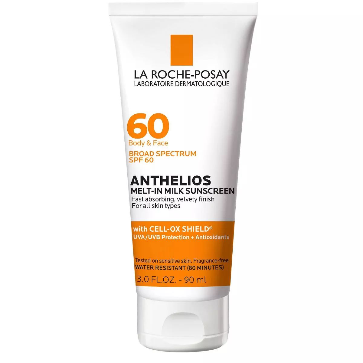 La Roche Posay Anthelios Sunscreen, Melt In Milk Lotion Face and Body Sunscreen - SPF 60 - 3oz | Target