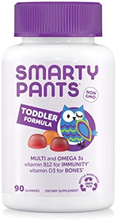SmartyPants Toddler Formula Daily Gummy Multivitamin: Vitamin C, D3, & Zinc for Immunity, Gluten ... | Amazon (US)