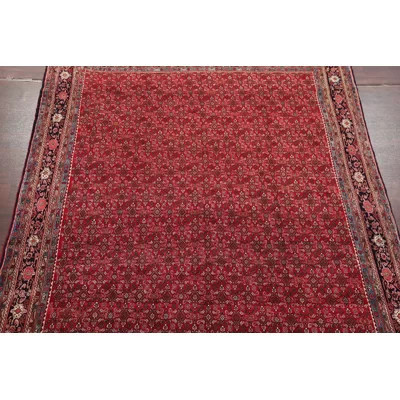 One-of-a-Kind Sousanna Hand-Knotted Red 8'8" x 11'5" Wool Area Rug | Wayfair North America