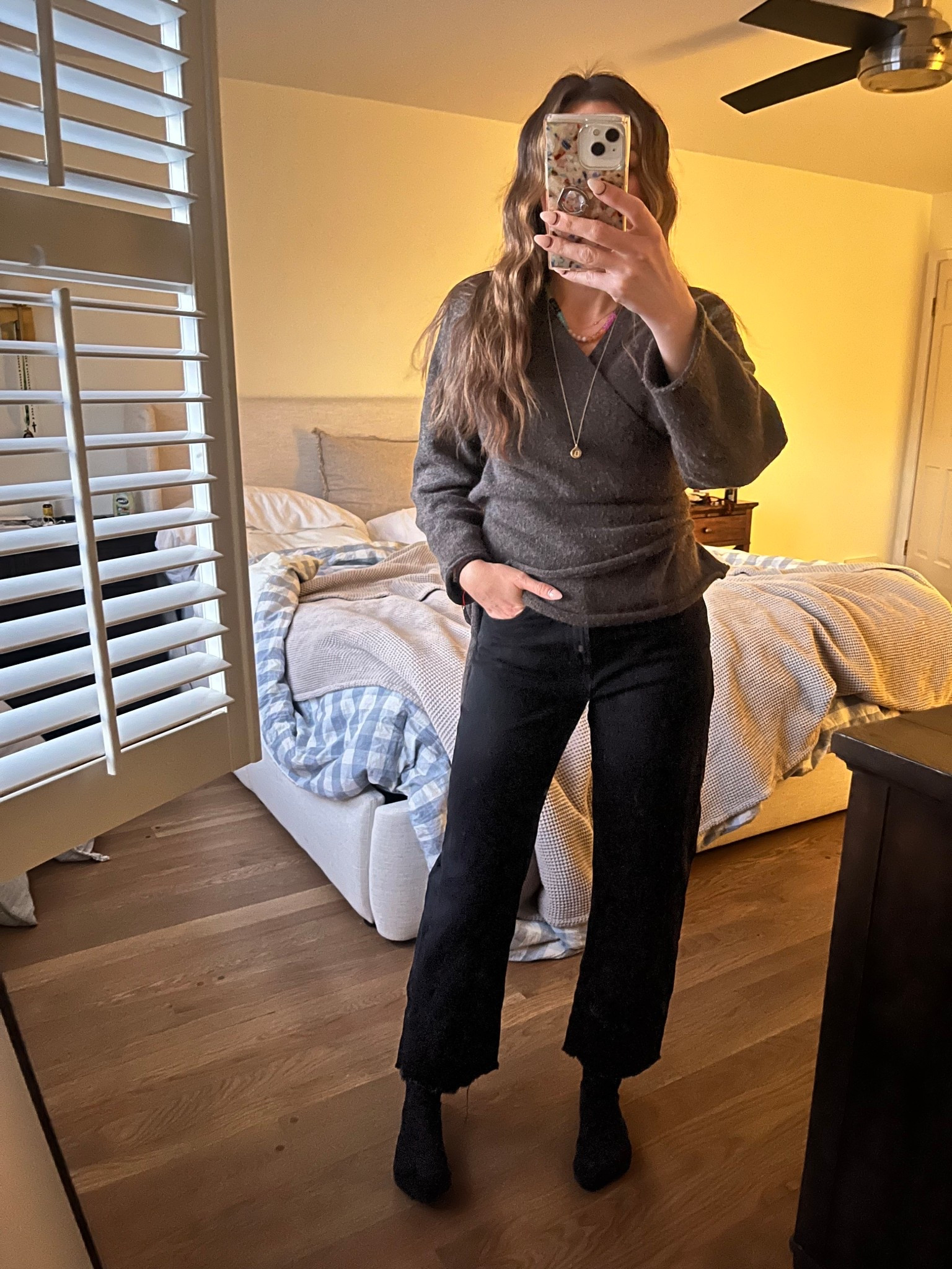 Amazon wrap sweater for the win!

#LTKootd #LTKgrwm #LTKdayinmylife