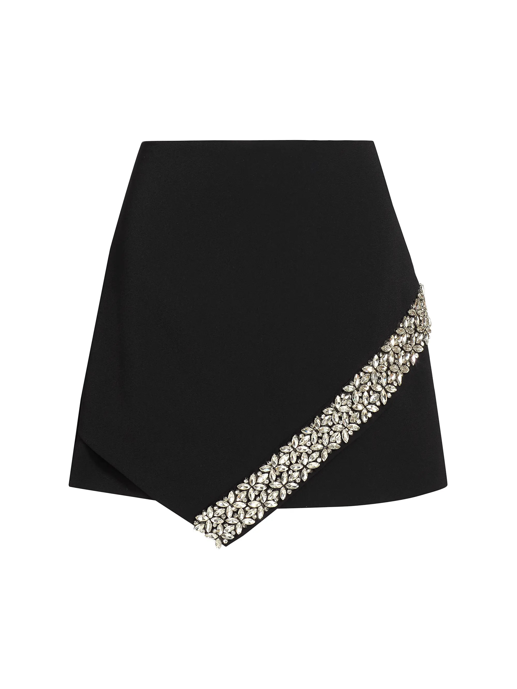 Ramona Embellished Crepe Miniskirt | Saks Fifth Avenue