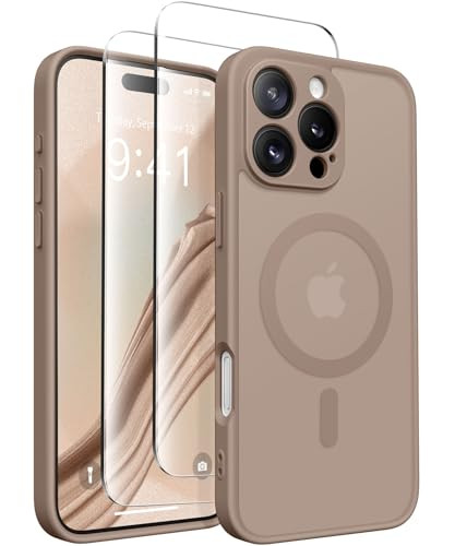 CAPRARO Magnetic Compatible with iPhone 16 Pro Case, Upgraded [Full Camera Protection] [Compatibl... | Amazon (US)
