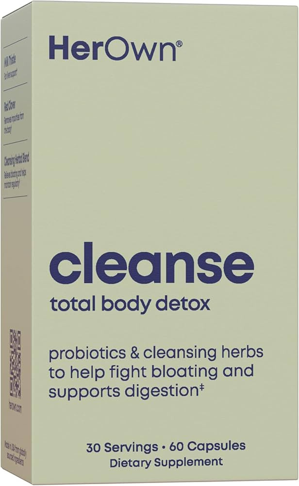 her own Cleanse, Gentle Detox, Supports Healthy Gut, Ocean Algae Cleanse, Prebiotic/Probiotic Ble... | Amazon (US)