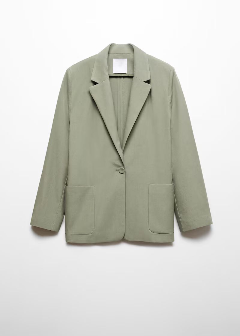 Pockets suit blazer -  Women | Mango United Kingdom | MANGO (UK)