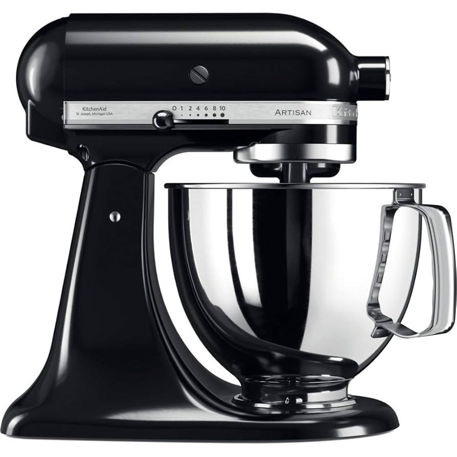 KitchenAid 4.8 Litre ARTISAN STAND MIXER 5KSM125 (Onyx Black) | Amazon (UK)