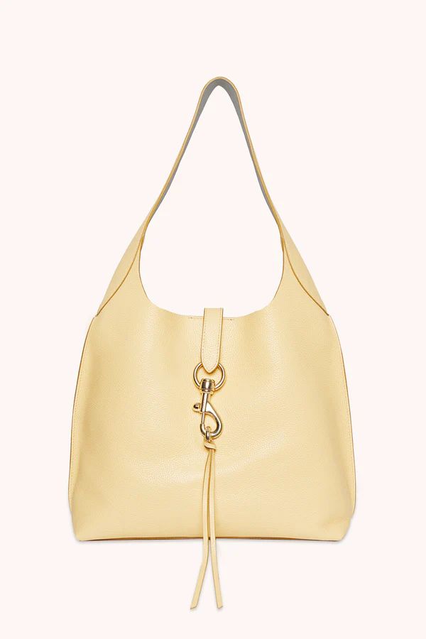 Megan Hobo Bag, Light Yellow | Rebecca Minkoff | Rebecca Minkoff US