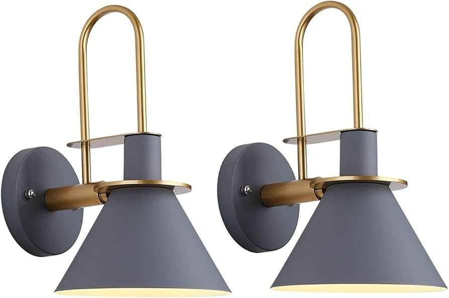 civaza Wall Sconces Set of Two Battery Operated Remote, Non Hardwired Wall Light Fixtures for Ind... | Amazon (US)