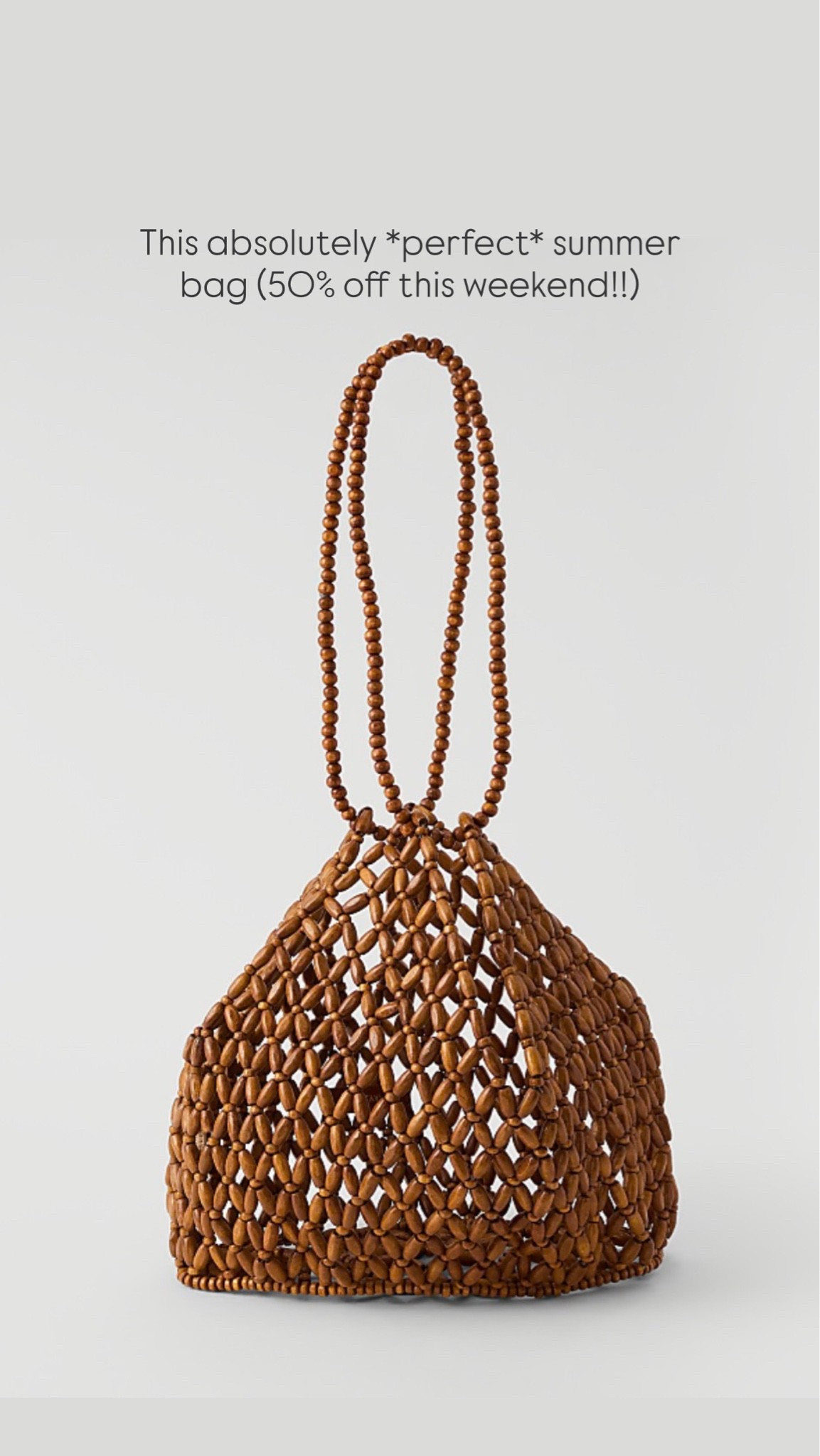 The most perfect summer bag! Love the beads and the size — perfect for a vacation . Currently 50% off!!

#LTKSaleAlert #LTKootd #LTKselfcare