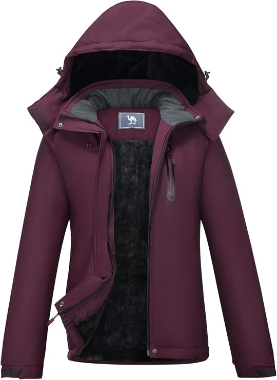 CAMEL CROWN Women's Warm Winter Ski Jackets Waterproof Snow Coat with Hood Mountain Windproof Rai... | Amazon (US)