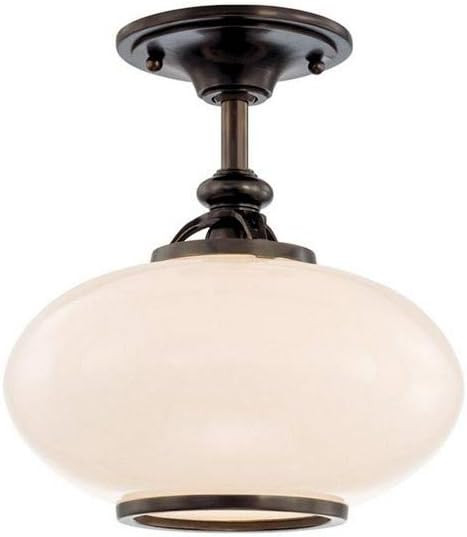 Hudson Valley Lighting 9812F-OB Canton - One Light Semi Flush Mount - 12 Inches Wide by 12 Inches... | Amazon (US)