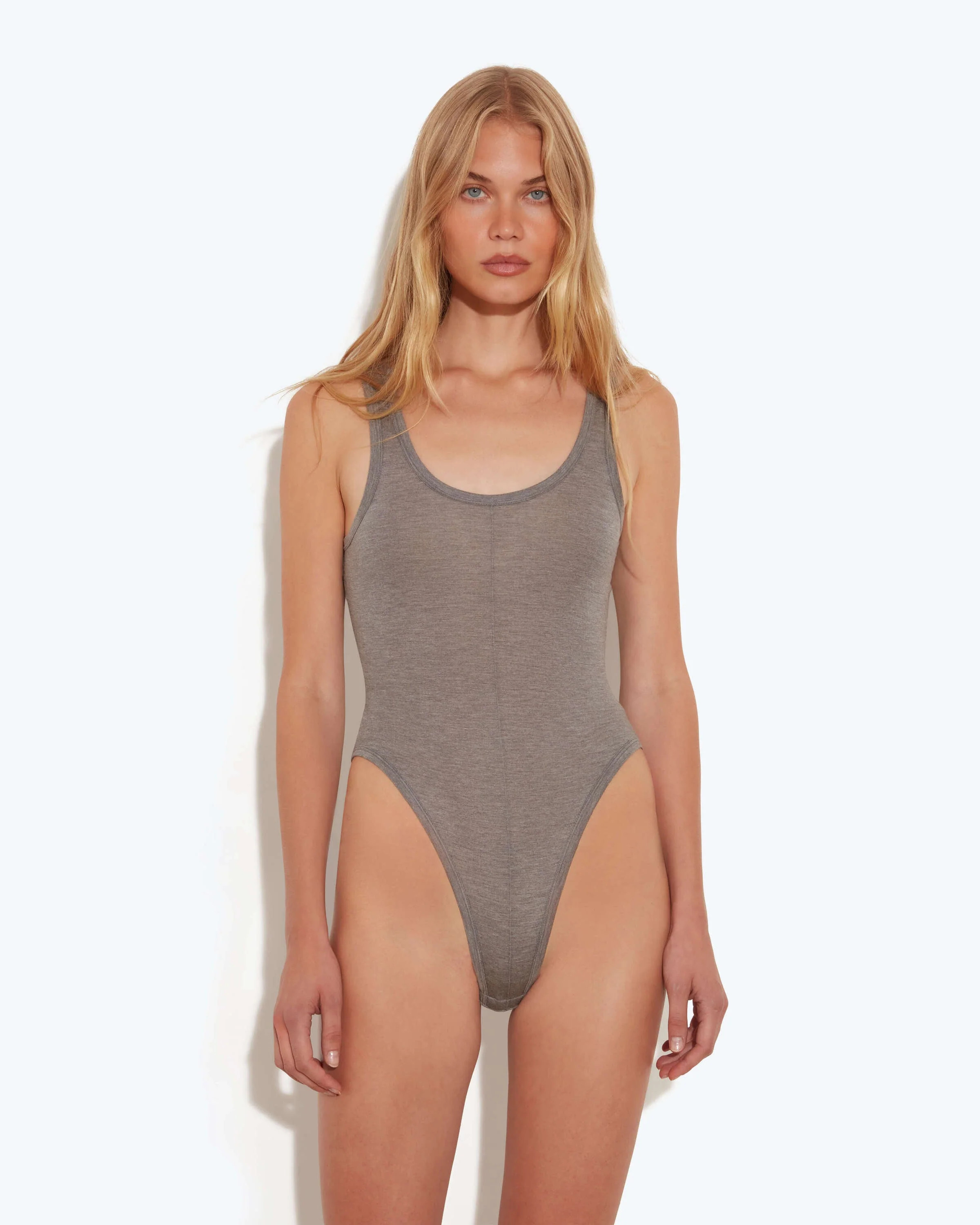 ANA BODYSUIT GREY | Rat & Boa