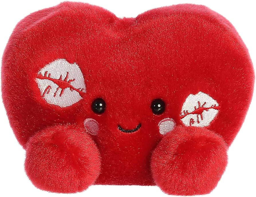 Aurora Adorable Palm Pals Kimi Kisses Heart Stuffed Animal - Fun Seasonal Plush For Kids and Adul... | Amazon (US)
