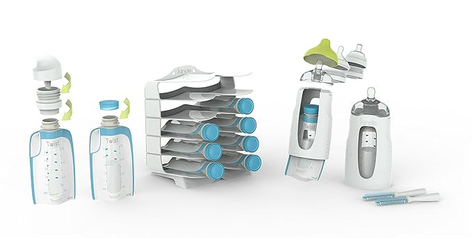 Kiinde Twist Pouch Breast Milk Storage Bag Feeding System Starter Kit, New Mom Gift | Amazon (US)